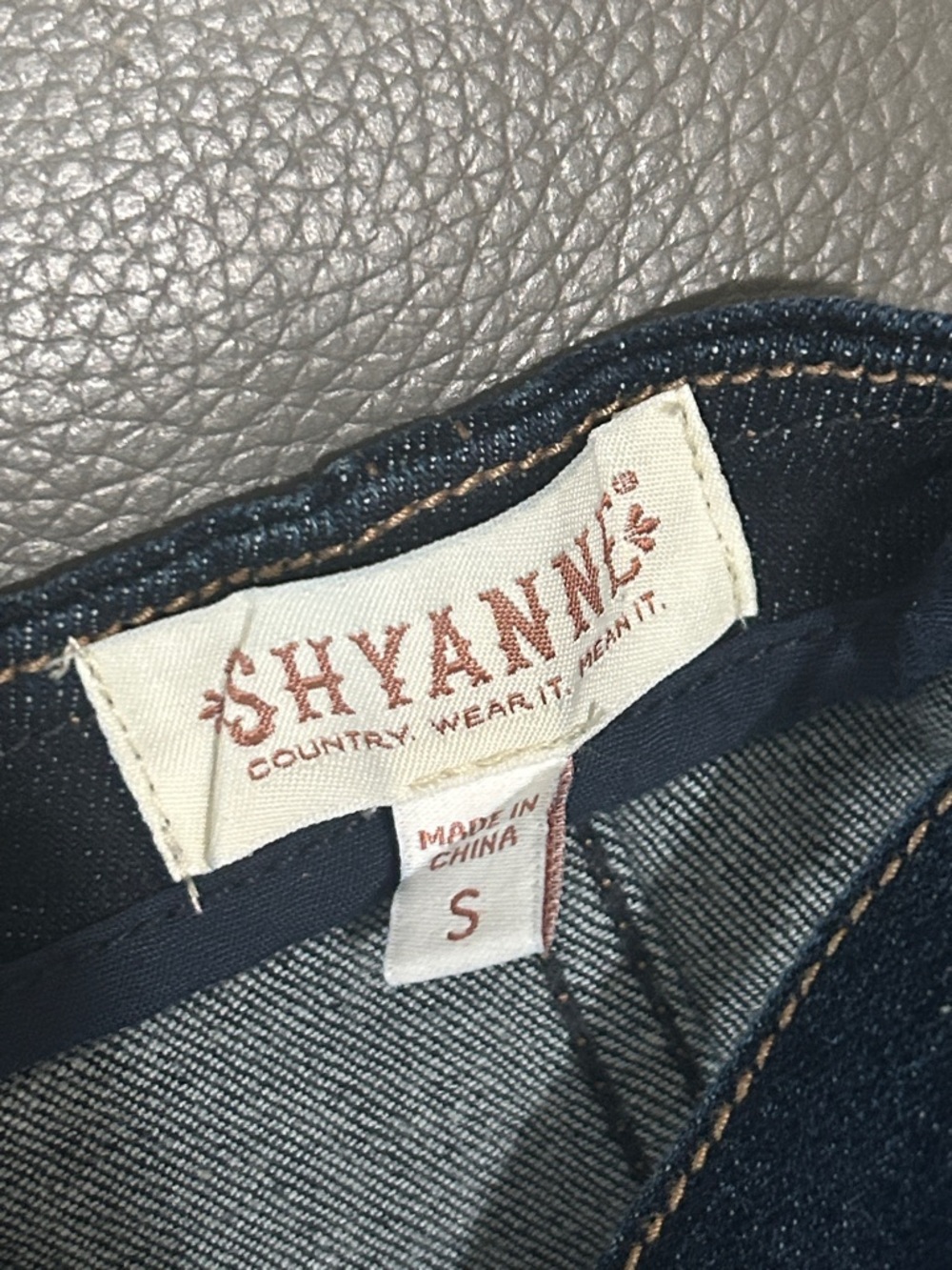 Shyanne Dark Blue Denim Button-Front Women's Denim Jean Dress size S - Picture 2 of 7